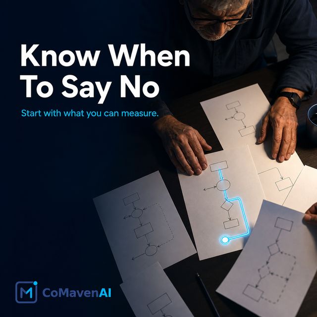 Build what holds up. AI for real operations - CoMavenAI